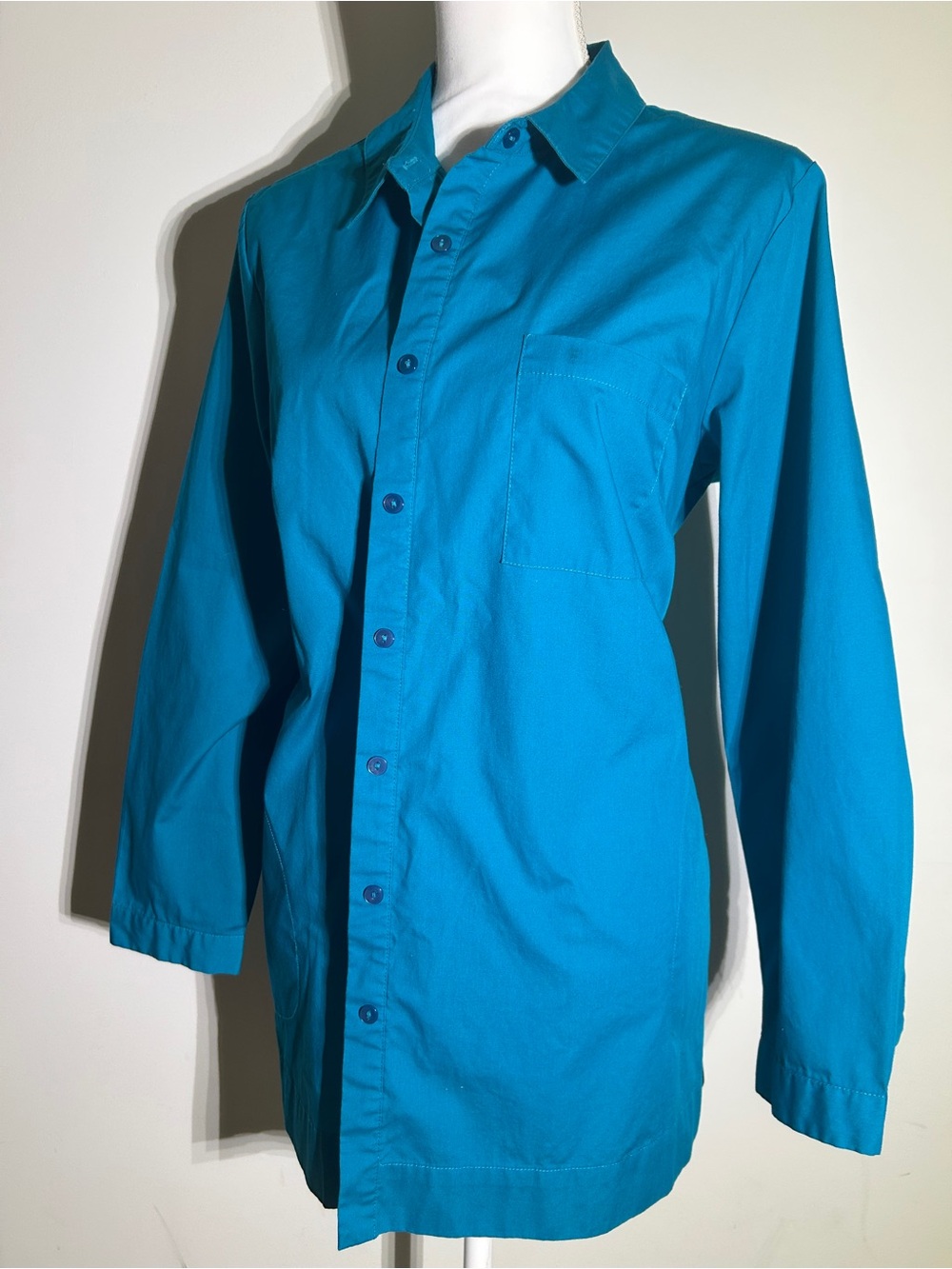 Joan Rivers Women's Teal Button-Down Shirt